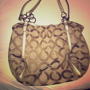 Tan Coach Bag